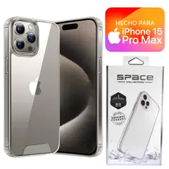 IMPORTADO MC - Space Case Transparente iPhone 15 Pro Max Funda Para celular