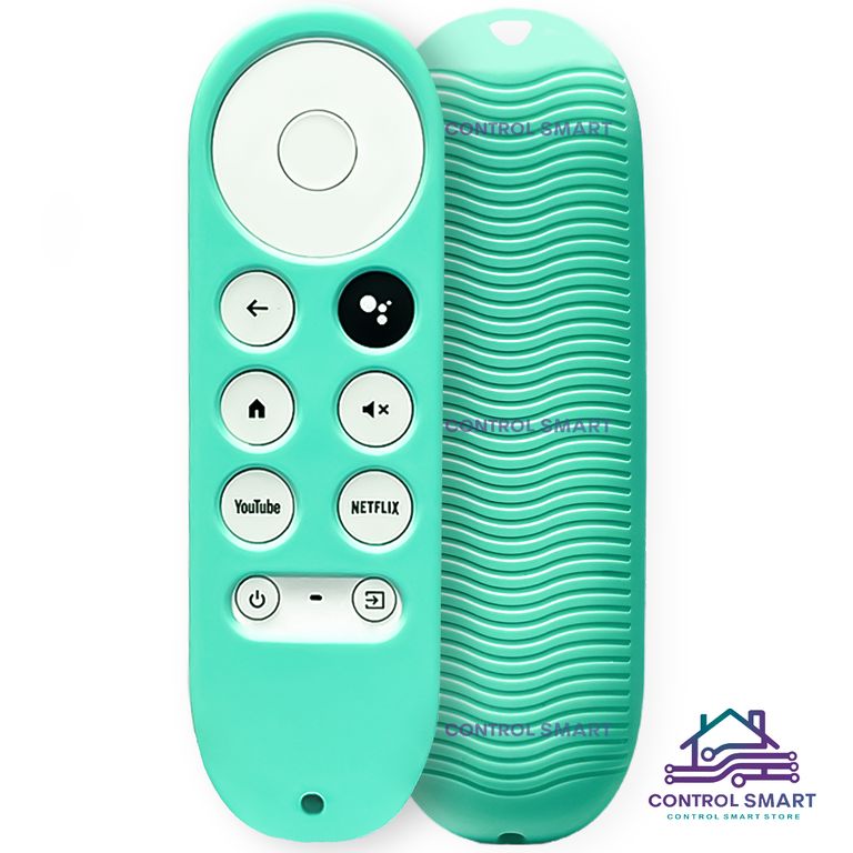 Funda Protector Para Control Google Chromecast 4 - Verde Agua