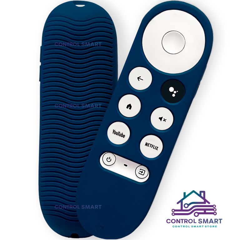 Funda Protector Para Control Google Chromecast 4 - Azul Noche