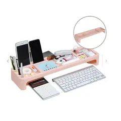 GENERICO - Organizador de escritorio portatil para celular lapiceros accesorios