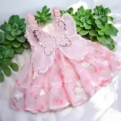 GENERICO - VESTIDO PARA NIÑA DE MARIPOSA