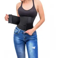 GENERICO - Faja 3 Velcros-3 Bandas Control Cintura Reductora De Medidas - M