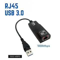 GENERICO - Adaptador de Internet USB A RJ45 Lan Internet USB 3.0