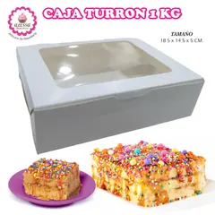 GENERICO - 50 Cajas de Turron de 1 Kilo para Repostería
