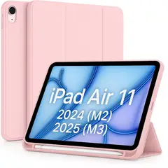 GENERICO - Case Funda iPad Air 11 M3 - Air 11 M2 Smart Cover - Rosa