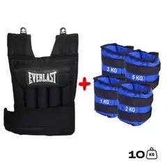 HOLGU - Chaleco De Peso 10kg Tobillera Con Peso 1kg2kg3kg5kg