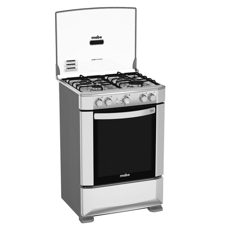 COCINA DE PISO A GAS 60 CM 4 QUEMADORES GRIS CMP6015SG0