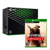 MICROSOFT - Consola Xbox Series X + Sniper Ghost Warrios Contracts 2