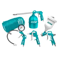 TOTAL TOOLS - Juego de herramientas neumaticas 5 piezas Total