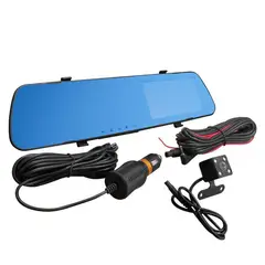 GENERICO - Camara Espejo Retrovisor para Auto Camioneta Dvr + Reversa FULL HD.