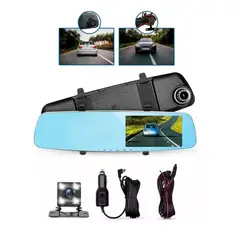 GENERICO - Camara Espejo Retrovisor para Auto Camioneta Dvr + Reversa FULL HD.