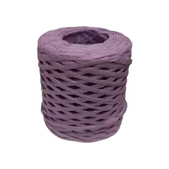 GENERICO - HILO Rafia de papel para tejer a crochet LILA x 2 OVILLOS