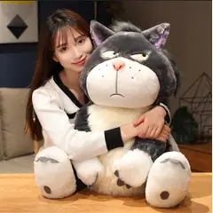 GENERICO - Peluche Gato Lucifer 80cm - Gato Enfadado Cenicienta