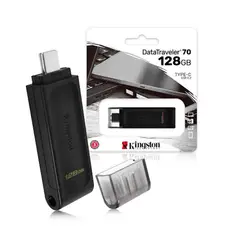 KINGSTON - MEMORIA USB 128 GB DATATRAVELER 70 USB TIPO C