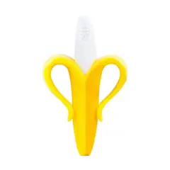 GENERICO - Mordedor de Silicona para bebes Estilo Banana con Estuche