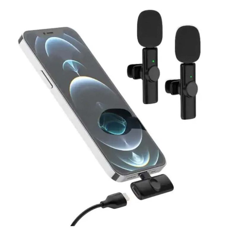 Micrófono Anti aire Bluetooth con Entrada Tipo-C para Tablet