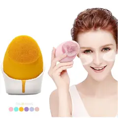 GENERICO - Cepillo Facial Limpieza Facial Profunda Exfoliante Silicona Carga USB