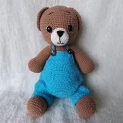 GENERICO - Osito amigurumi 31cm oso peluche adorno