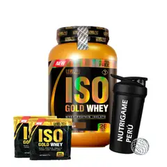 Level Pro - Proteína Iso Gold Whey 2.6 Lb / 1.1Kg Rich Chocolate +Regalos