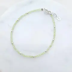 INTUERI - Pulsera Peridoto - 2mm