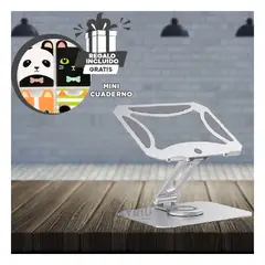 GENERICO - Base Universal en Color Plateado Y+Envoltorio de Regalo