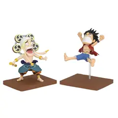 BANPRESTO - FIGURA COLECCIONABLE BANDAI DE ONE PIECE LUFFY Y ENEL