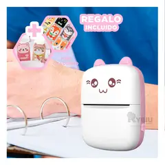 GENERICO - Impresora Perfecta para Viajes en Rosado Y+Gift Stickers