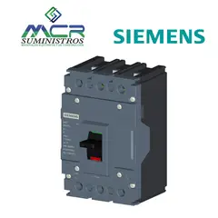 SIEMENS - INTERRUPTOR REGULABLE 100 - 125 AMPERIOS 3 POLO 25KA