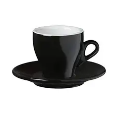 GENERICO - Set de 6 tazas Espresso Milano Negro - Nuova Point