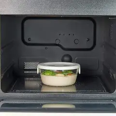 HARIO - Set de 3 contenedores de vidrio Blanco