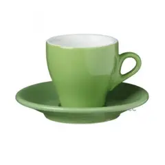 GENERICO - Set de 6 tazas Cappuccino Milano Verde - Nuova Point