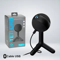 LOGITECH - MICROFONO YETI ORB RGB LIGHTSYNC PLUG AND PLAY USB