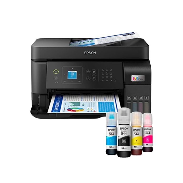 Impresora Multifuncional EcoTank L5590 4en1 ADf WIFI Direct-Eth