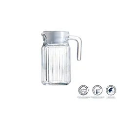 LUMINARC - Set 4 piezas vasos 500 ml con jarra c/tapa 0,5L