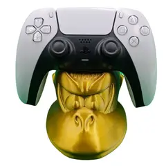 GENERICO - Soporte Para Mando de PlayStation donkey kong Color Oro Plata.