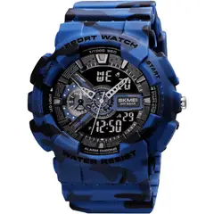 SKMEI - Reloj 1688 Deportivo azul timer