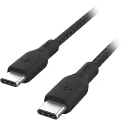BELKIN - Cable USB-C 100W 2m USB-IF Nylon Negro - CAB014BT2MBK
