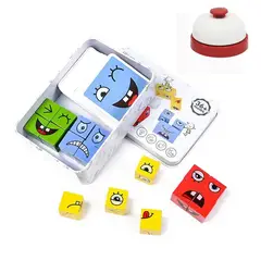 GENERICO - Mini Juego de Emociones Con Bloques De Madera