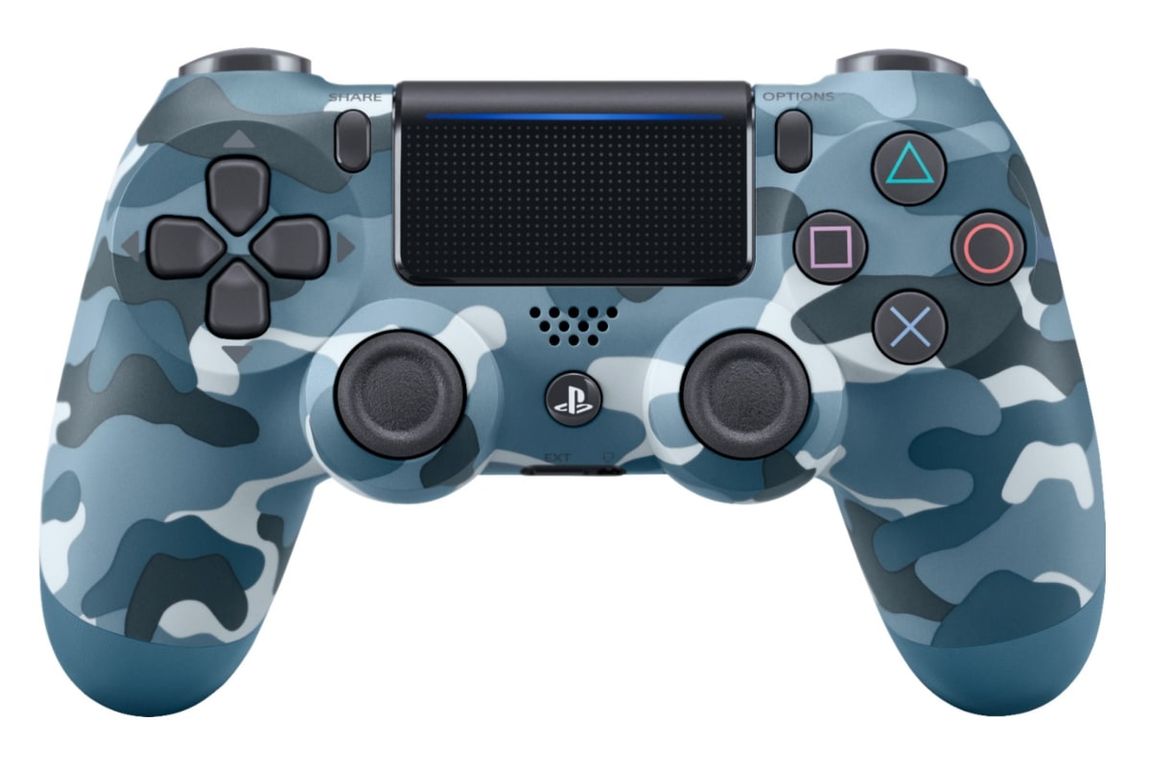 Mando PS4 V2 Azul Militar Sellado en Caja