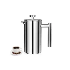 GENERICO - Cafetera prensa de acero 600 ml