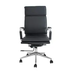 OFIDEAS - Silla de Oficina Alemania Presidente Negro Alta