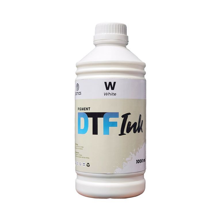 Tinta Textil DTF Marca Pamas 1 Litro Color Blanco