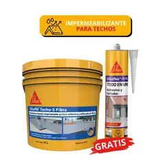 SIKA - Sikafill Techo5Grisx4L-Regalo Sikaflex11fc purform grisx300 ml