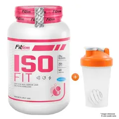 FITFEM - PROTEÍNA ISOLATADA ISOFIT 1100 GRAMOS VAINILLA MÁS SHAKER