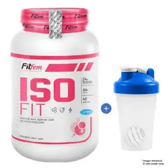 FITFEM - Proteína IsoFit 1.1 Kg Vainilla + Shaker