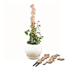 UN CUARTO VERDE - Soporte Hoja Apilable para plantas parante tutor de 58cm