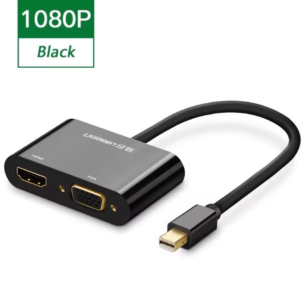 MINI CONVERTIDOR DISPLAYPORT A HDMI VGA - MODLEO MD108