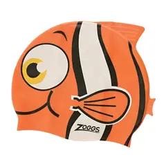 ZOGGS - Gorra de Natación Jnr Character - Goldfish Anaranjado