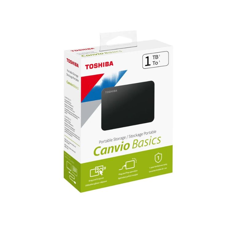 Disco Duro de 1TB Externo Canvio Basics USB 3.0