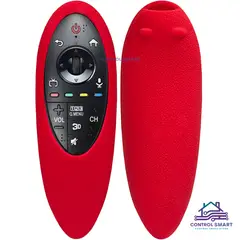 CASE - Funda Antideslizante Para El Control Remoto LG MR500 2014 WEBOS– Rojo